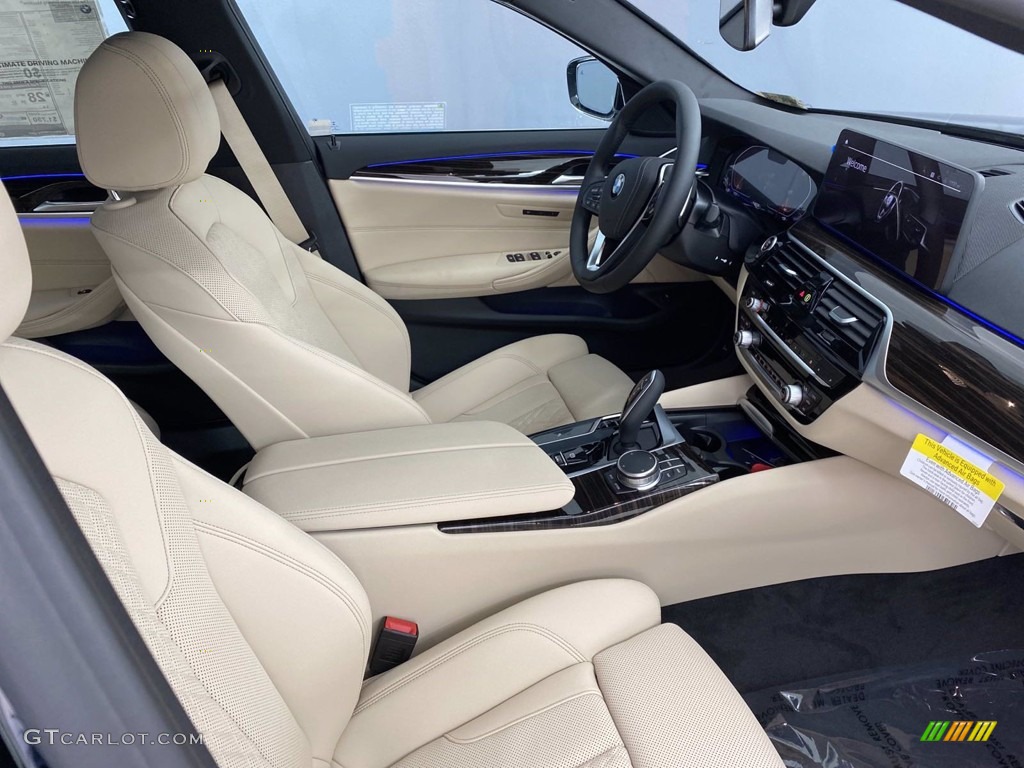 2021 5 Series 530i Sedan - Jet Black / Canberra Beige photo #27