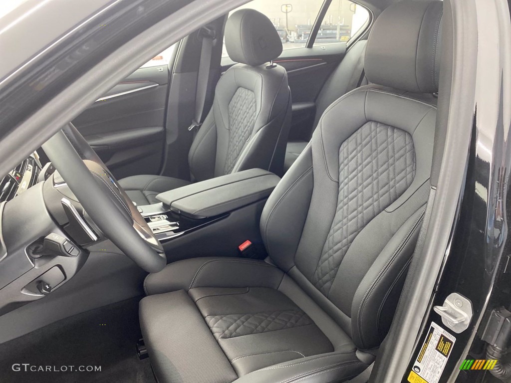 2021 5 Series 530i Sedan - Black Sapphire Metallic / Black photo #18