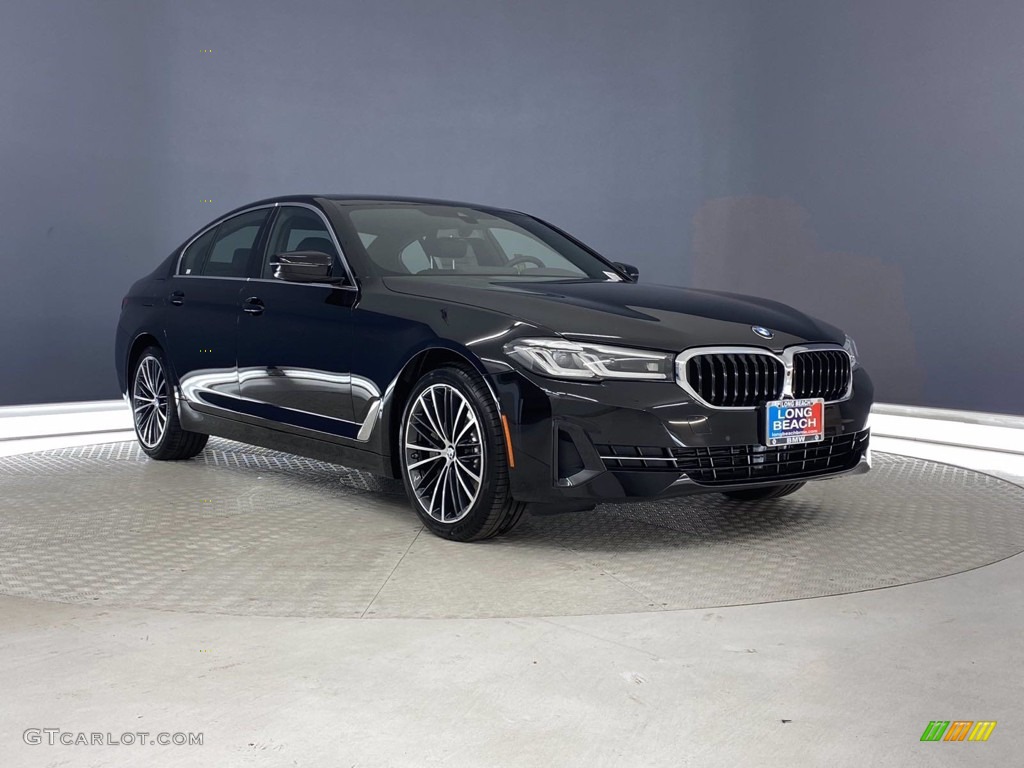 2021 5 Series 530i Sedan - Jet Black / Black photo #1