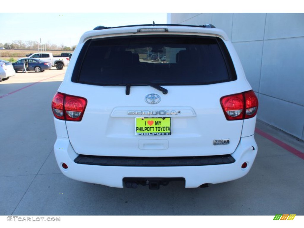 2017 Sequoia SR5 - Super White / Graphite photo #7