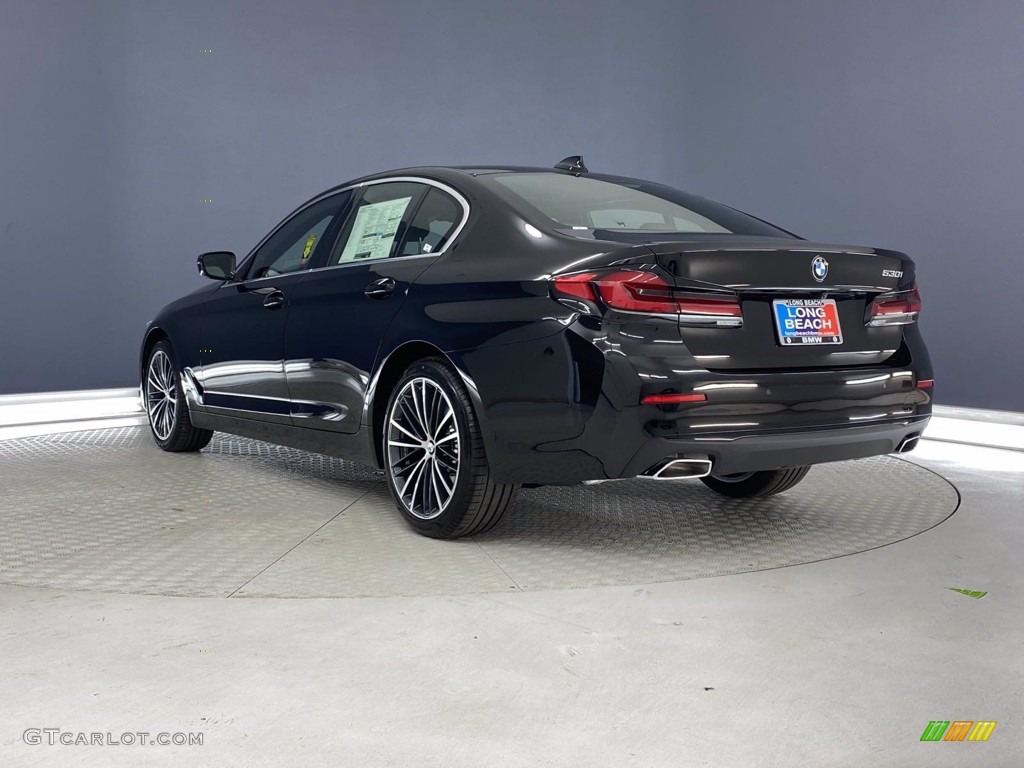 2021 5 Series 530i Sedan - Jet Black / Black photo #7