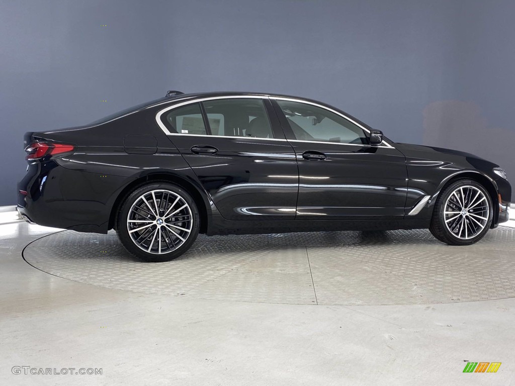 2021 5 Series 530i Sedan - Jet Black / Black photo #10