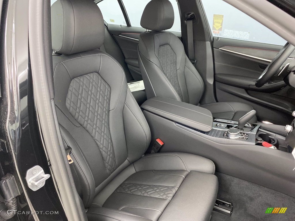 2021 5 Series 530i Sedan - Black Sapphire Metallic / Black photo #32