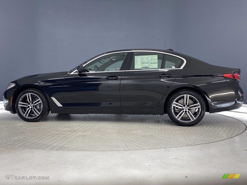 2021 5 Series 540i Sedan - Jet Black / Black photo #9