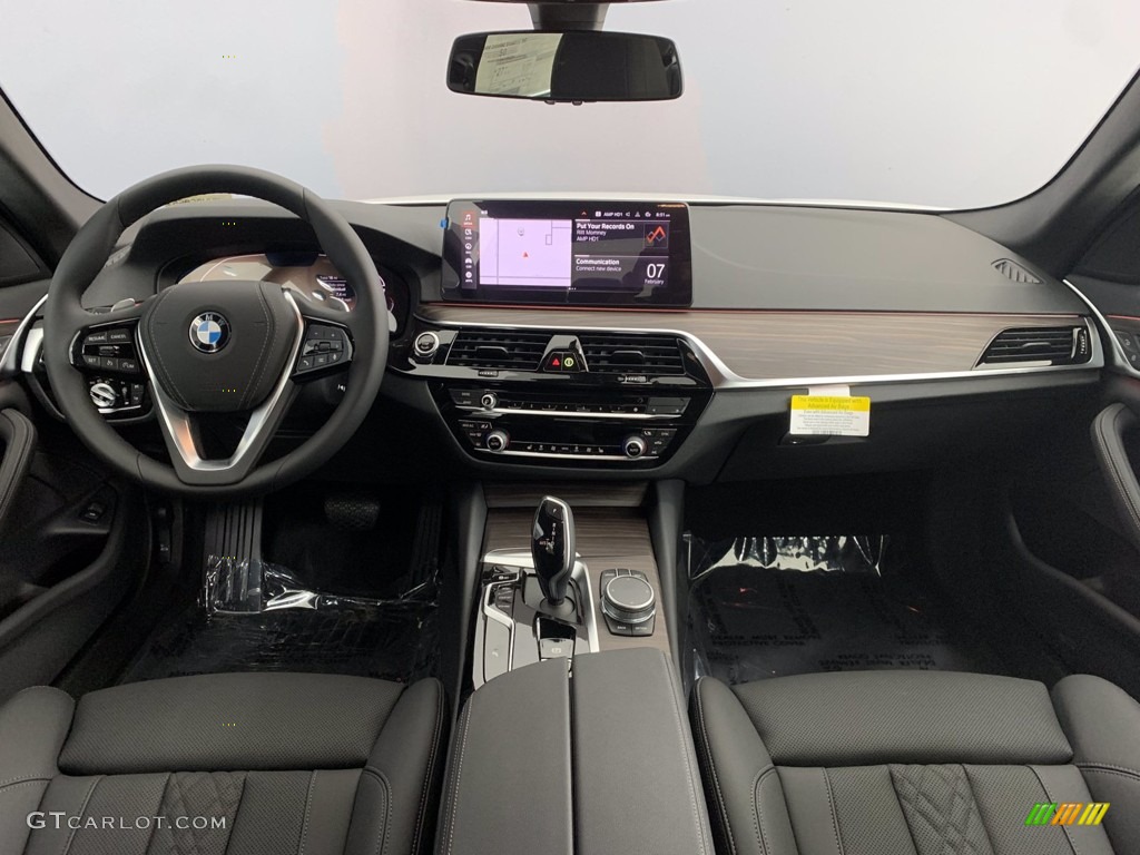 2021 5 Series 540i Sedan - Alpine White / Black photo #4