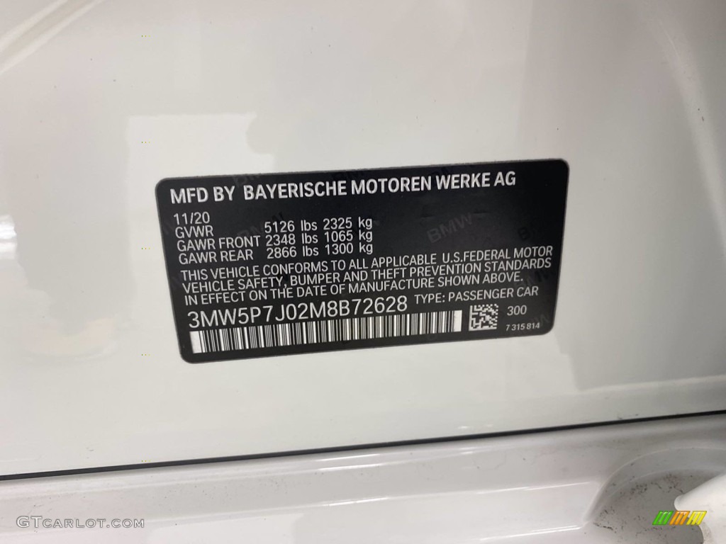 2021 3 Series 330e Sedan - Alpine White / Black photo #18
