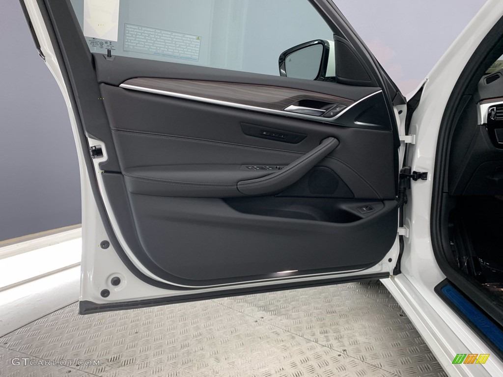2021 5 Series 540i Sedan - Alpine White / Black photo #9