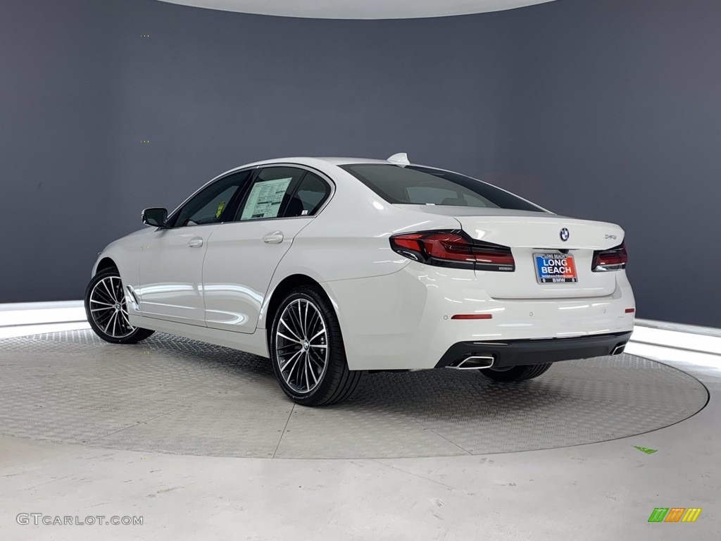 2021 5 Series 540i Sedan - Alpine White / Black photo #22