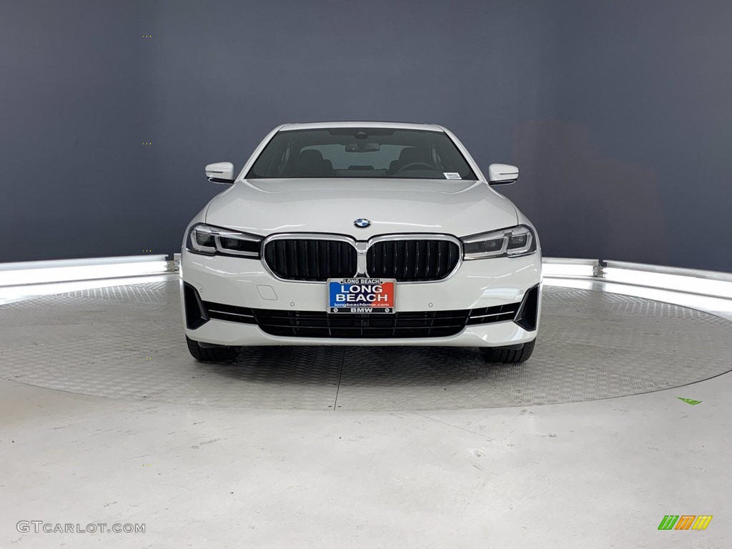 2021 5 Series 540i Sedan - Alpine White / Black photo #23