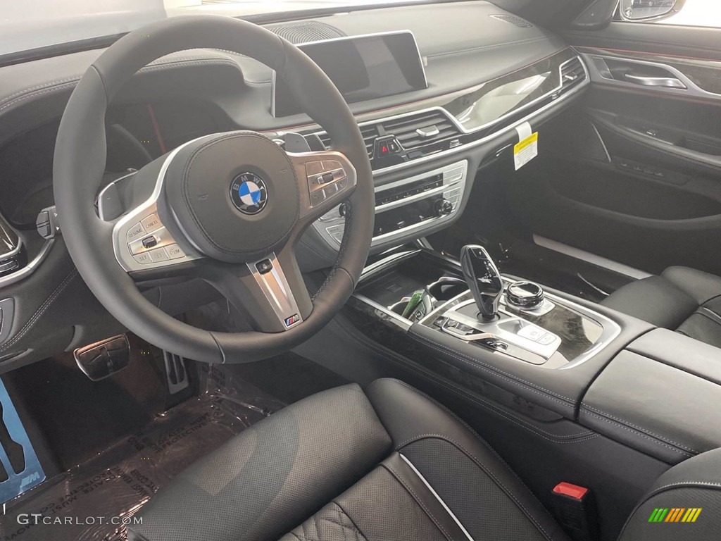 2021 7 Series 750i xDrive Sedan - Black Sapphire Metallic / Black photo #3
