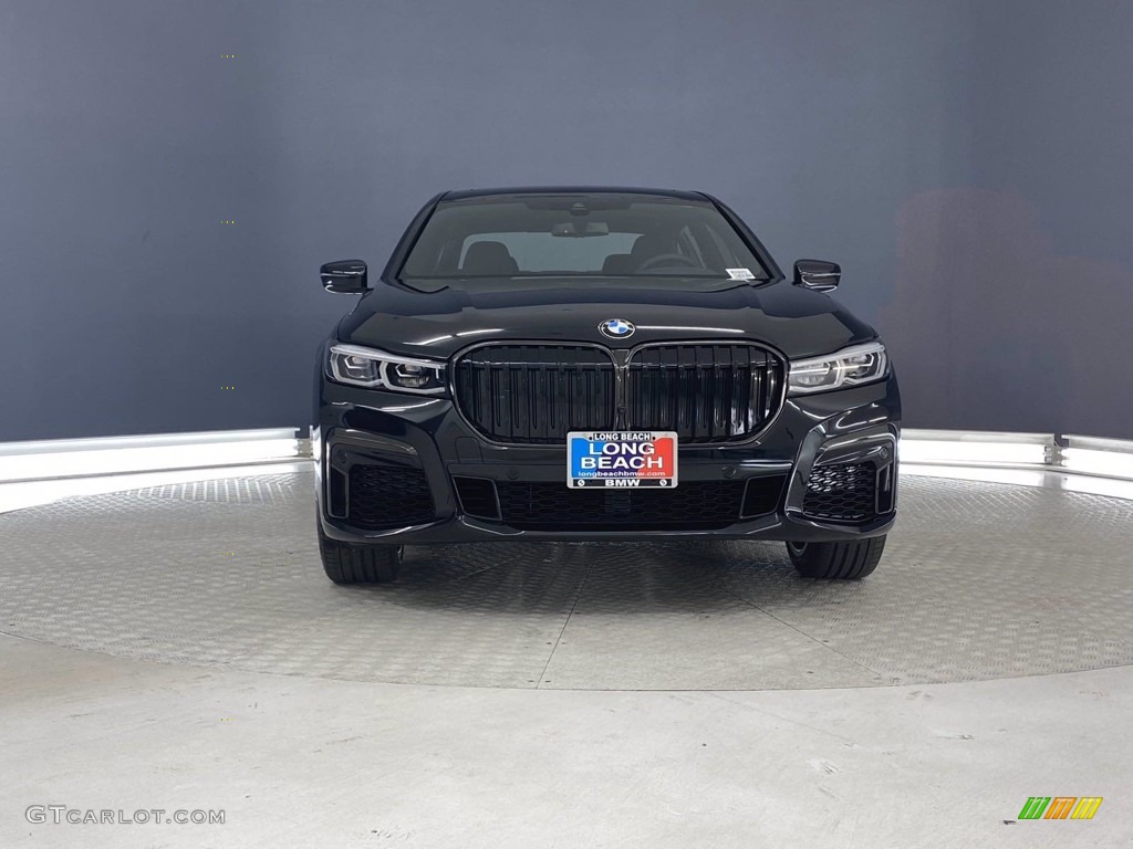 2021 7 Series 750i xDrive Sedan - Black Sapphire Metallic / Black photo #4