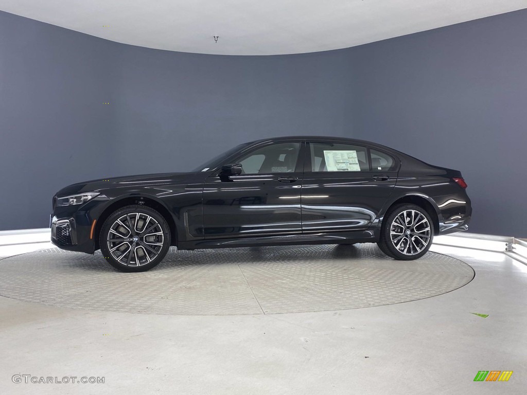 2021 7 Series 750i xDrive Sedan - Black Sapphire Metallic / Black photo #6