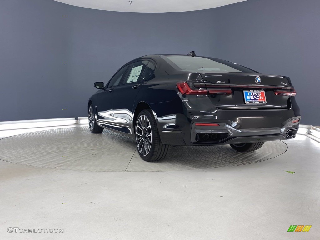 2021 7 Series 750i xDrive Sedan - Black Sapphire Metallic / Black photo #7