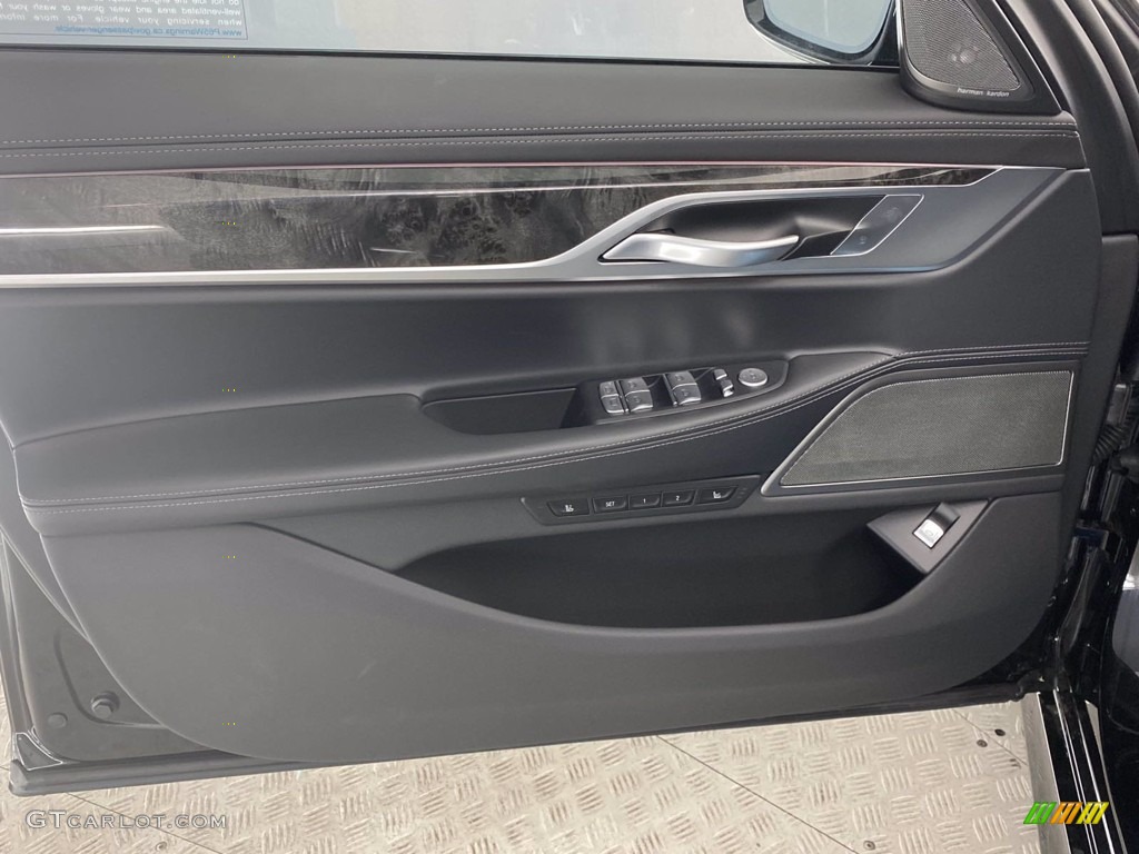 2021 7 Series 750i xDrive Sedan - Black Sapphire Metallic / Black photo #14