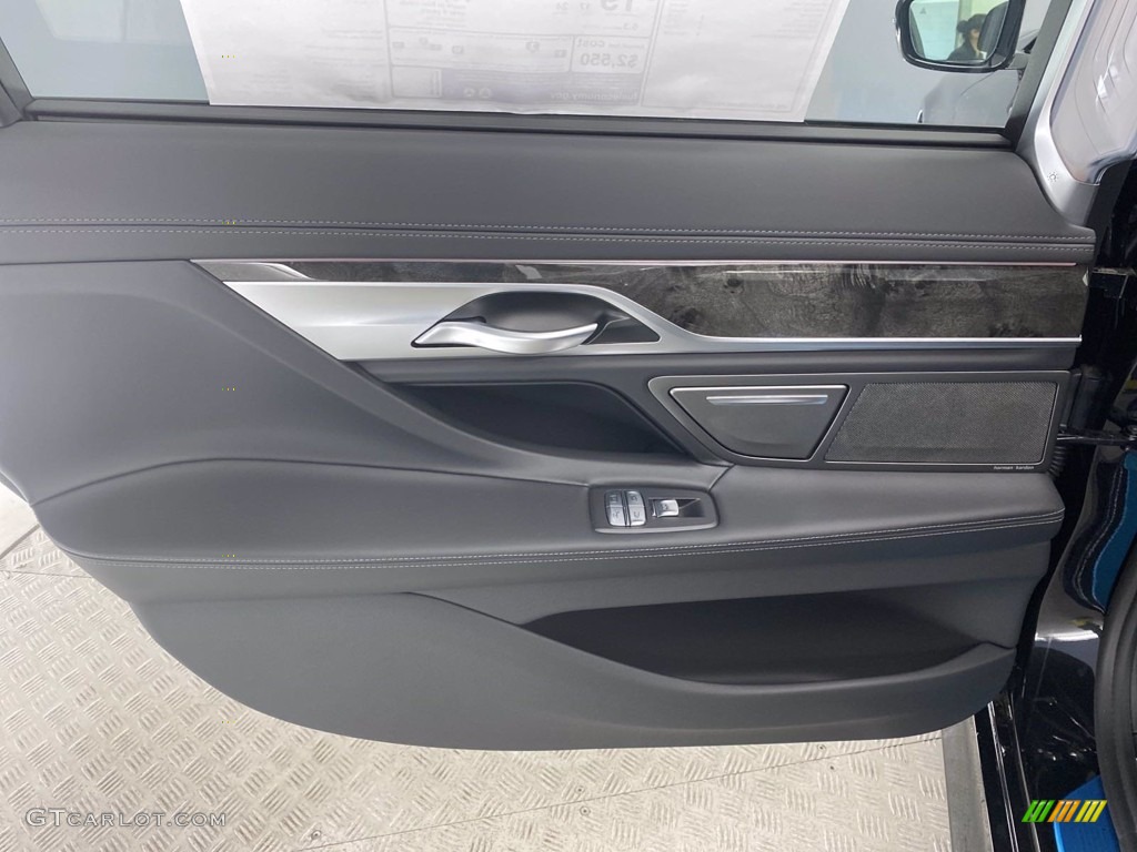 2021 7 Series 750i xDrive Sedan - Black Sapphire Metallic / Black photo #18