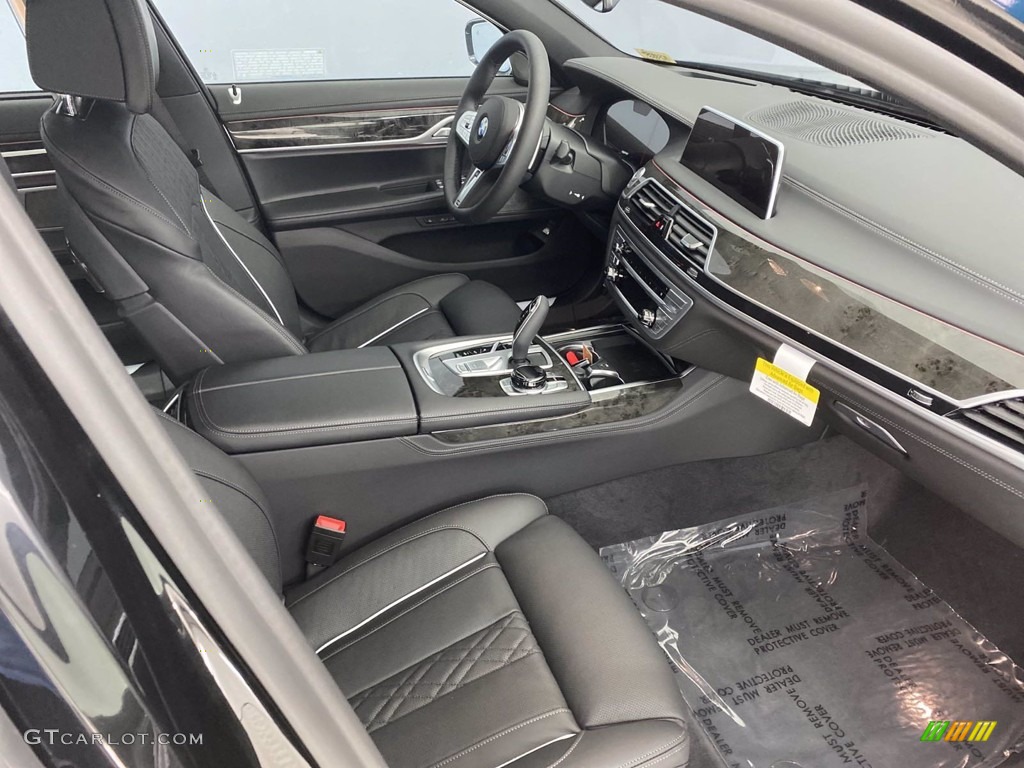 2021 7 Series 750i xDrive Sedan - Black Sapphire Metallic / Black photo #22