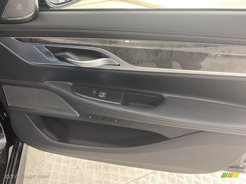 2021 7 Series 750i xDrive Sedan - Black Sapphire Metallic / Black photo #24