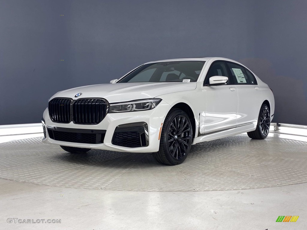 2021 7 Series 750i xDrive Sedan - Mineral White Metallic / Black photo #5