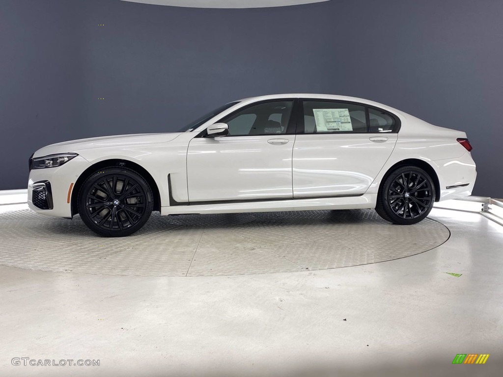 2021 7 Series 750i xDrive Sedan - Mineral White Metallic / Black photo #7