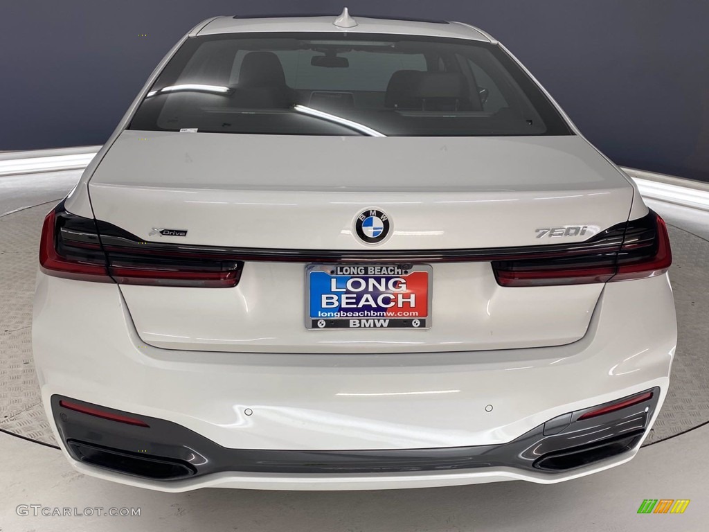 2021 7 Series 750i xDrive Sedan - Mineral White Metallic / Black photo #9