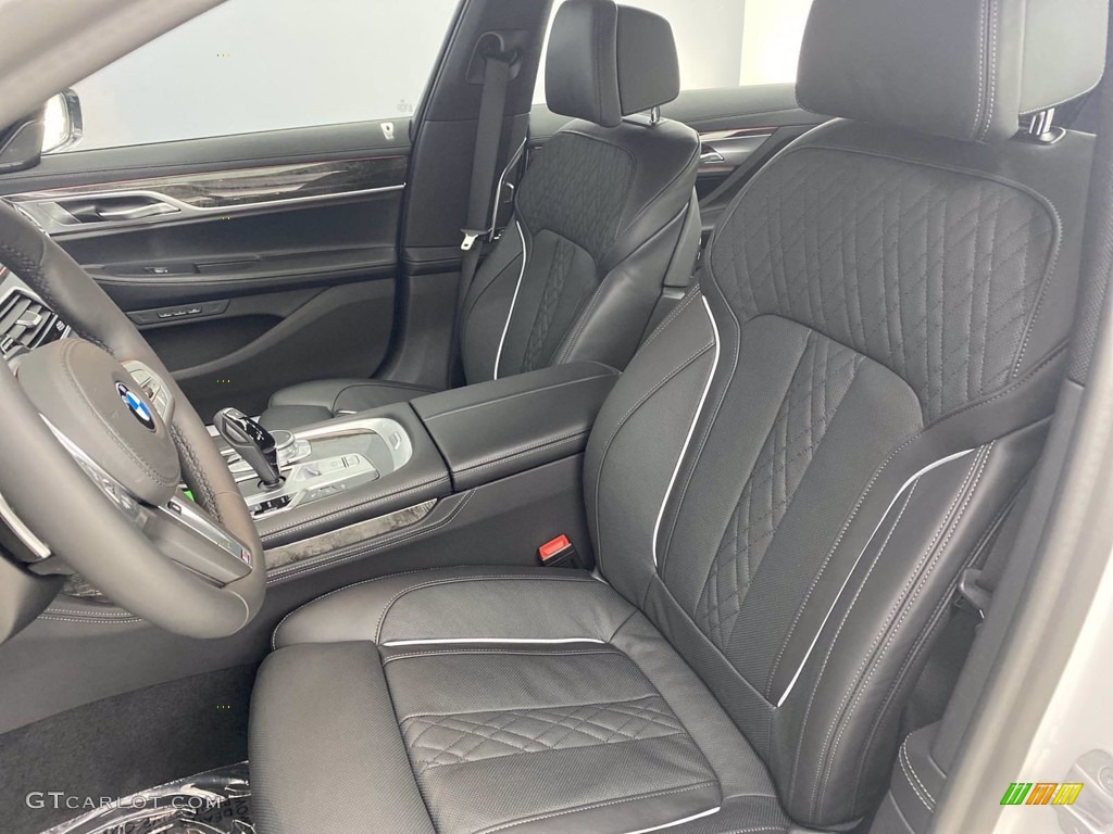 2021 7 Series 750i xDrive Sedan - Mineral White Metallic / Black photo #15
