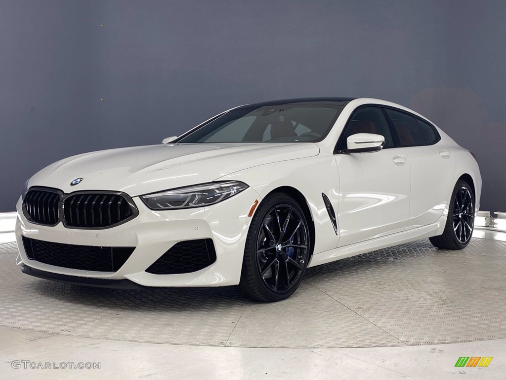 Alpine White 2021 BMW 8 Series 850i xDrive Gran Coupe Exterior Photo #141059694