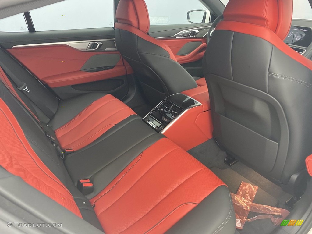 2021 BMW 8 Series 850i xDrive Gran Coupe Rear Seat Photo #141059796