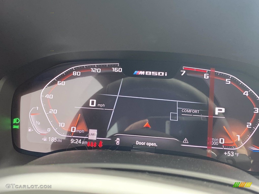 2021 BMW 8 Series 850i xDrive Gran Coupe Gauges Photo #141059838