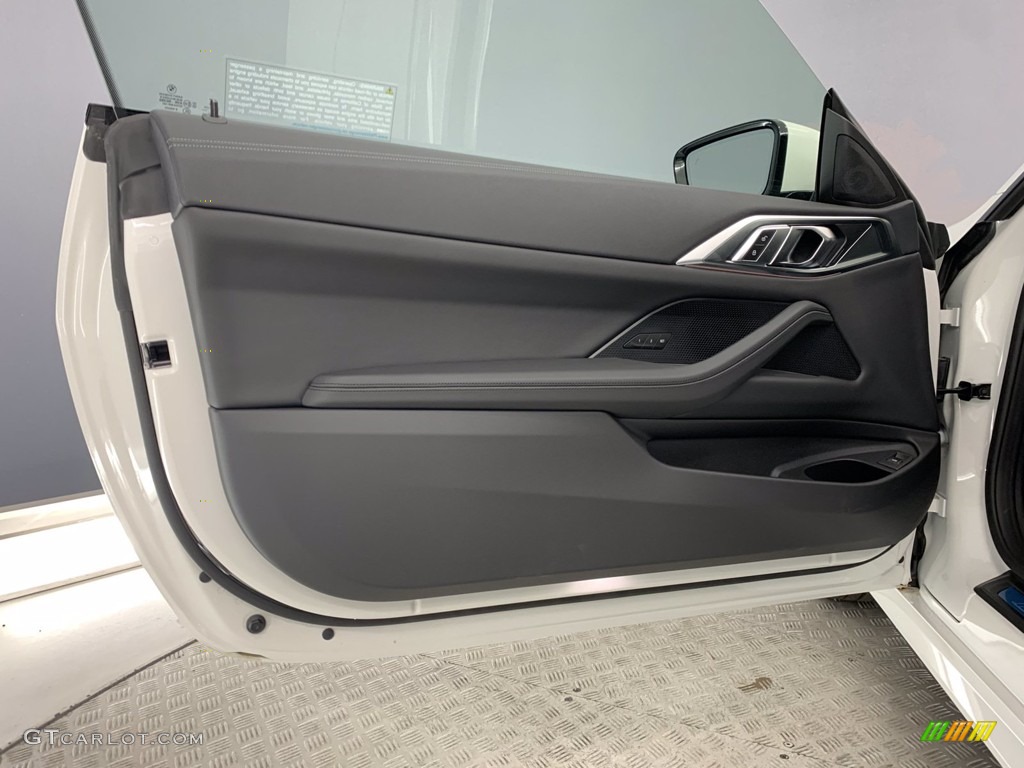 2021 BMW 4 Series 430i Coupe Black Door Panel Photo #141059877