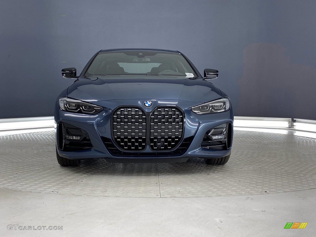 2021 4 Series 430i Coupe - Arctic Race Blue Metallic / Black photo #4