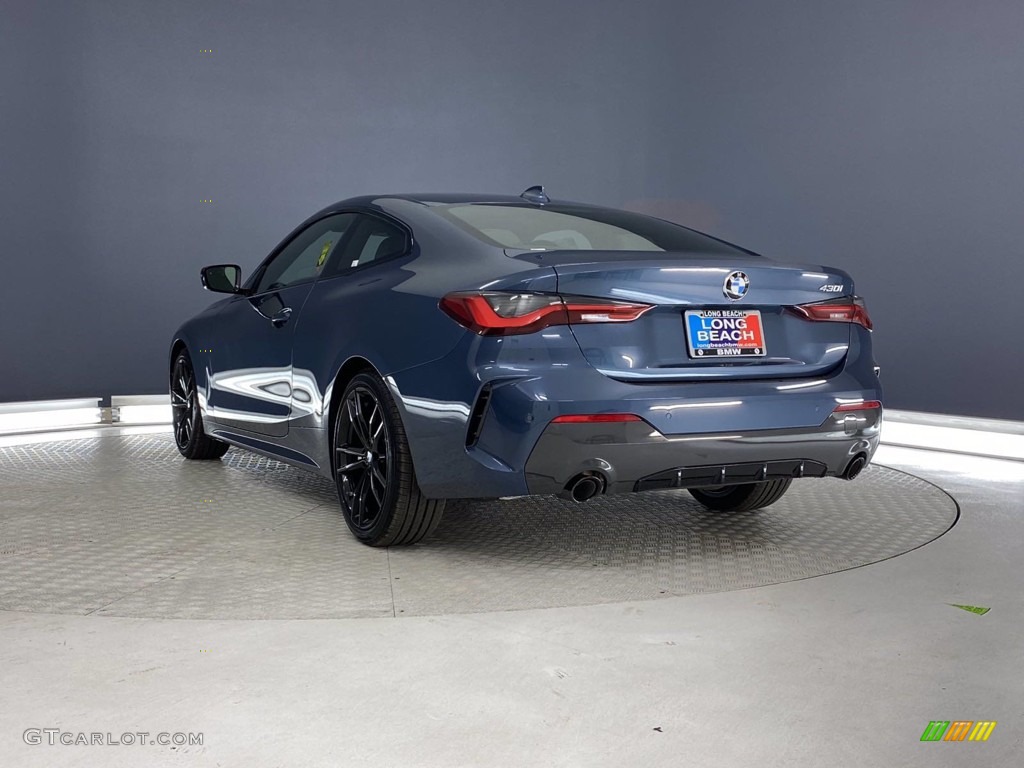 2021 4 Series 430i Coupe - Arctic Race Blue Metallic / Black photo #9
