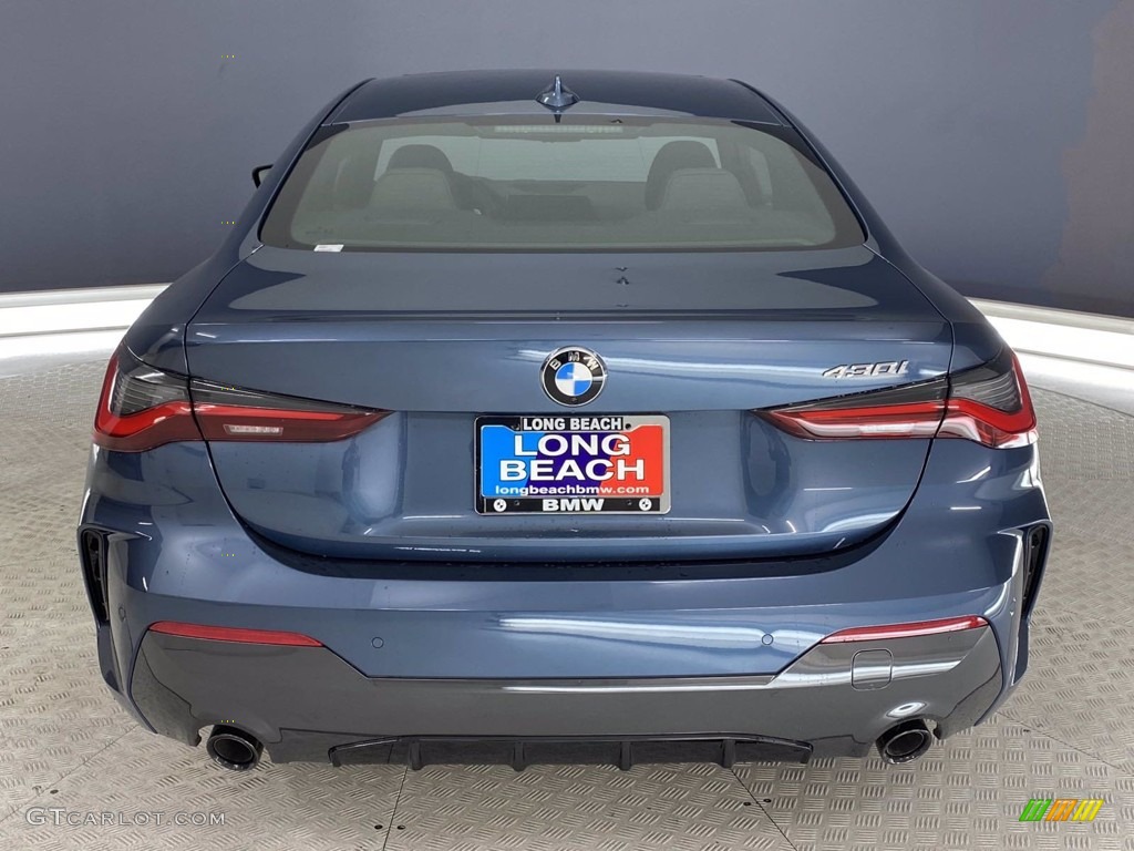2021 4 Series 430i Coupe - Arctic Race Blue Metallic / Black photo #10