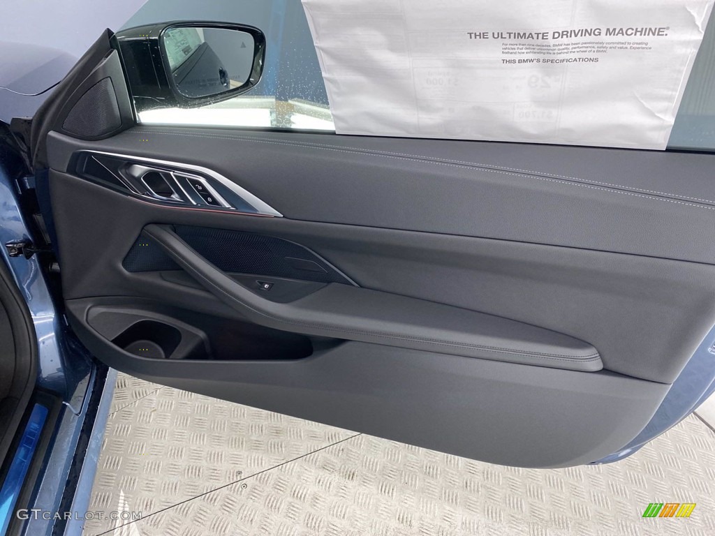 2021 4 Series 430i Coupe - Arctic Race Blue Metallic / Black photo #22
