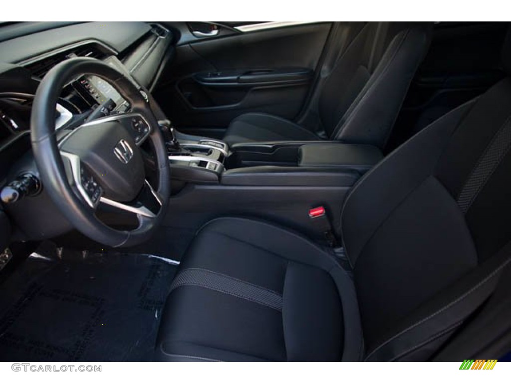 2019 Civic Sport Sedan - Agean Blue Metallic / Black photo #3