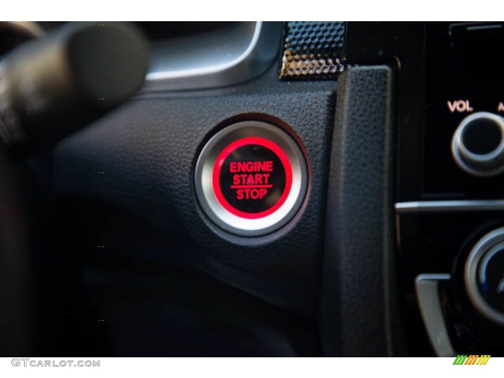 2019 Civic Sport Sedan - Agean Blue Metallic / Black photo #16