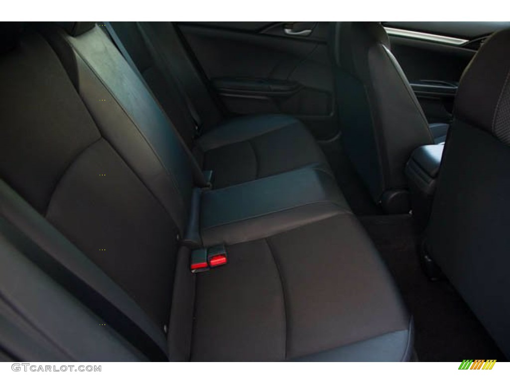 2019 Civic Sport Sedan - Agean Blue Metallic / Black photo #20