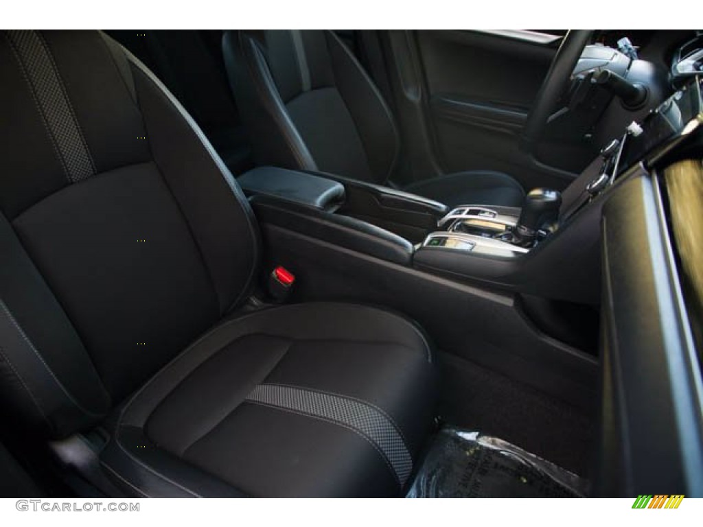 2019 Civic Sport Sedan - Agean Blue Metallic / Black photo #23