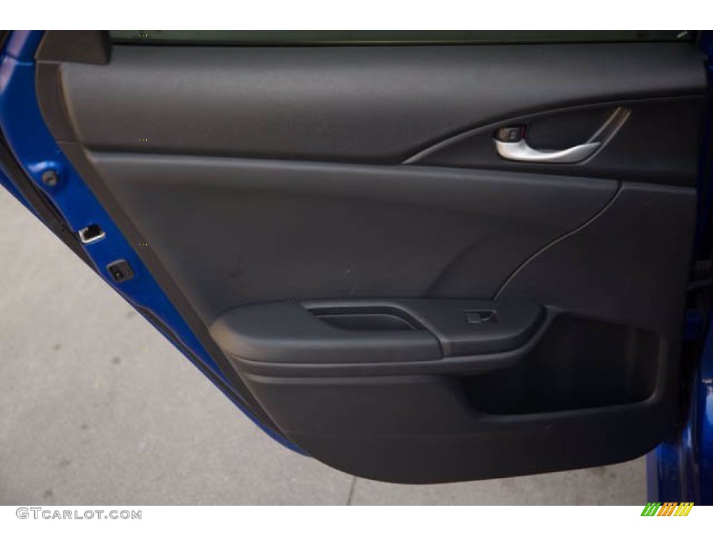 2019 Civic Sport Sedan - Agean Blue Metallic / Black photo #29