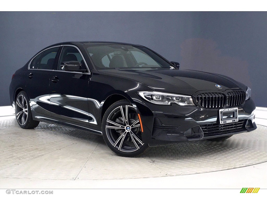 2021 3 Series 330i Sedan - Jet Black / Black photo #1