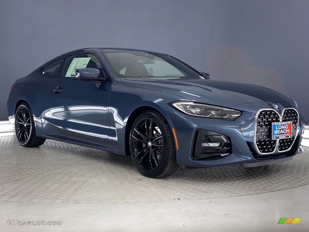 2021 4 Series 430i Coupe - Arctic Race Blue Metallic / Black photo #1