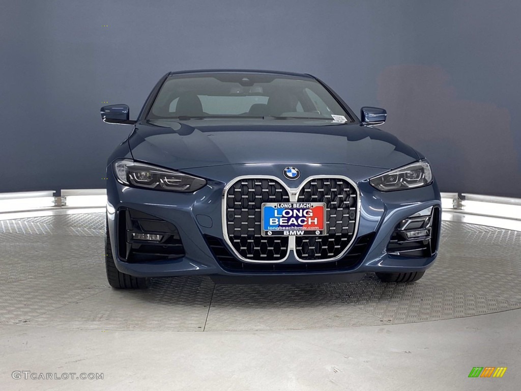 2021 4 Series 430i Coupe - Arctic Race Blue Metallic / Black photo #5