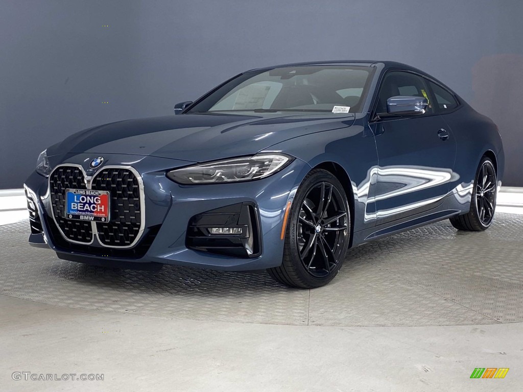 2021 4 Series 430i Coupe - Arctic Race Blue Metallic / Black photo #6