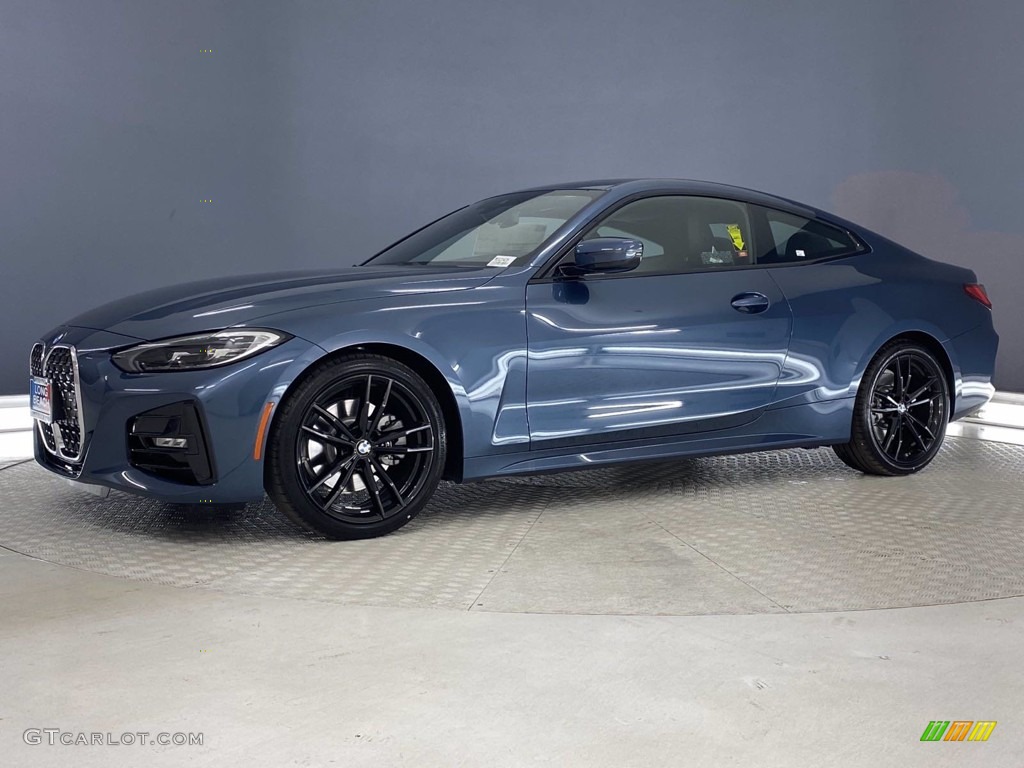 2021 4 Series 430i Coupe - Arctic Race Blue Metallic / Black photo #7
