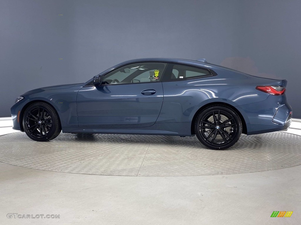 2021 4 Series 430i Coupe - Arctic Race Blue Metallic / Black photo #9