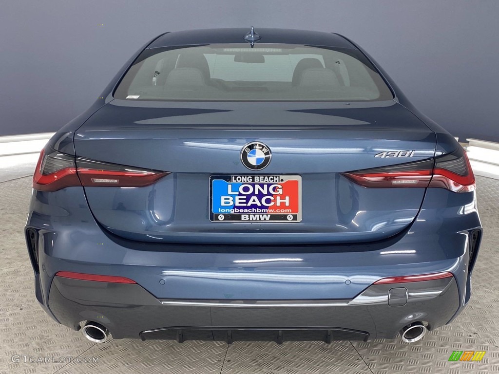 2021 4 Series 430i Coupe - Arctic Race Blue Metallic / Black photo #12