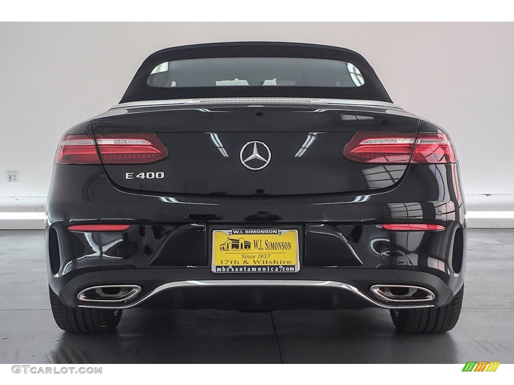 2018 E 400 Convertible - Obsidian Black Metallic / Black photo #4