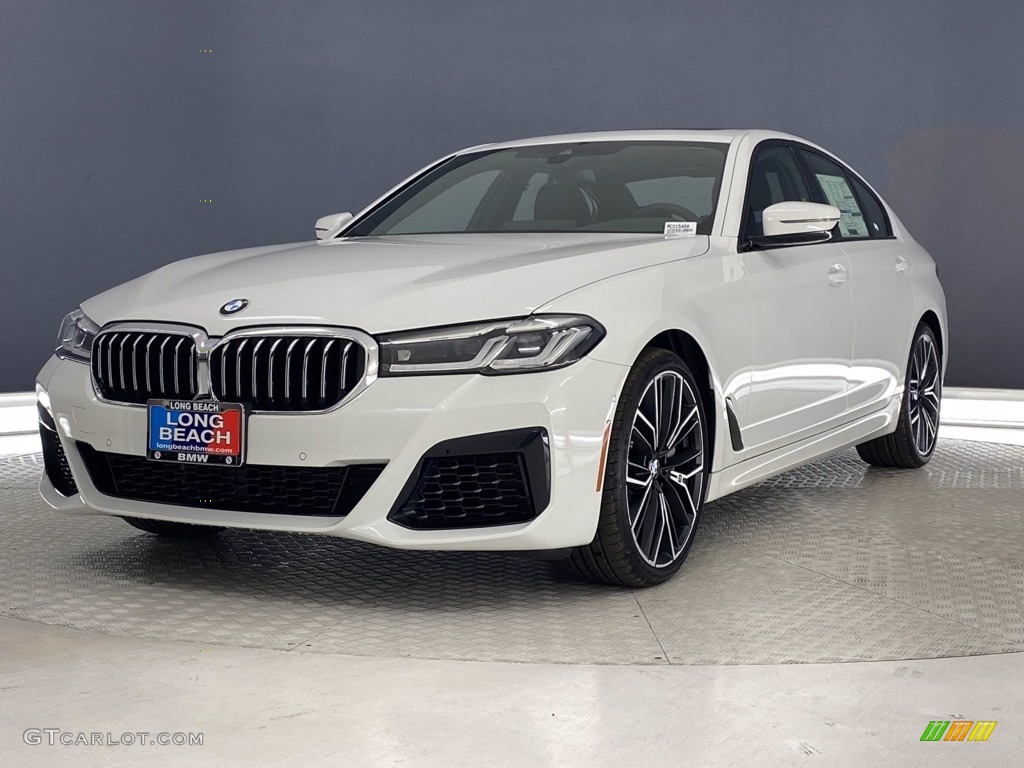 2021 5 Series 540i Sedan - Alpine White / Black photo #5