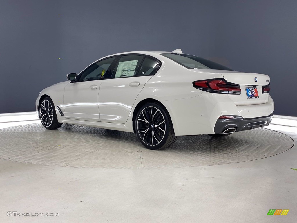 2021 5 Series 540i Sedan - Alpine White / Black photo #9