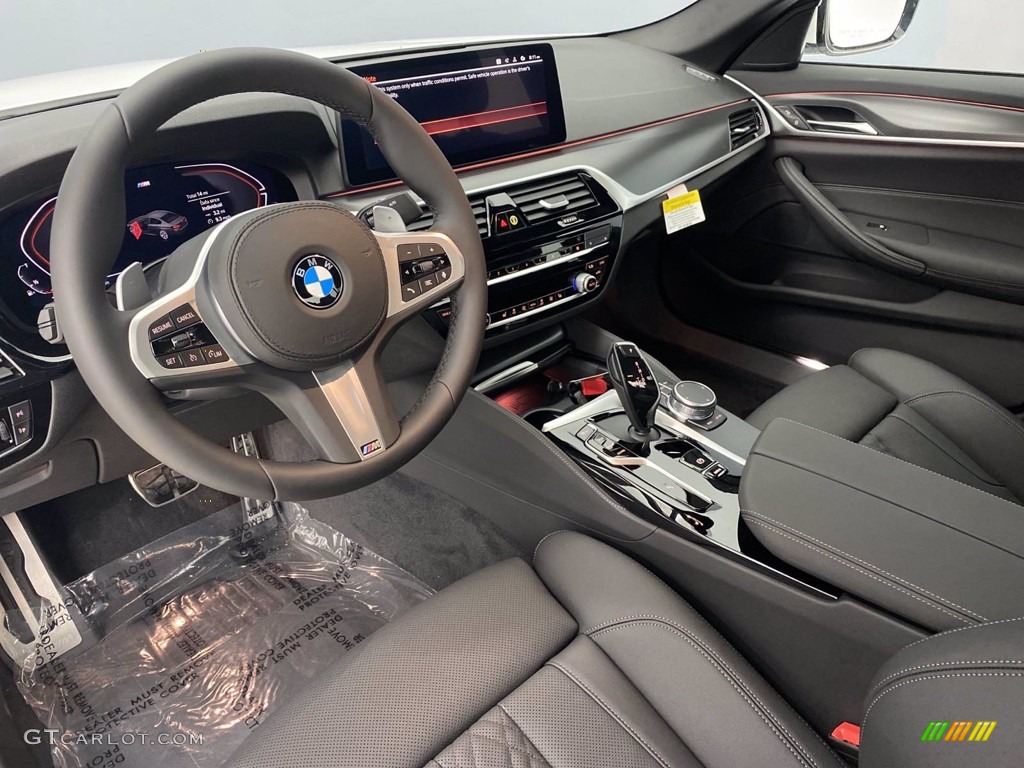 2021 5 Series 540i Sedan - Alpine White / Black photo #15