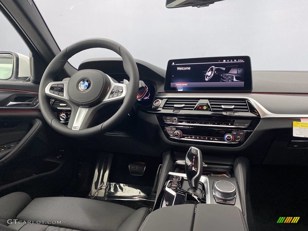 2021 5 Series 540i Sedan - Alpine White / Black photo #23